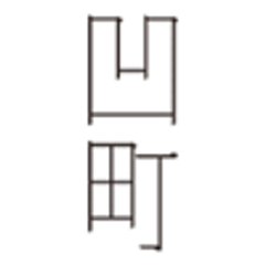 凹町y・yのロゴ