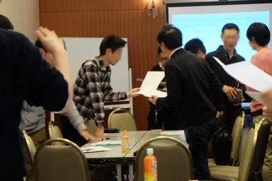 授業での議論風景