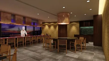 鉄板焼店内イメージ