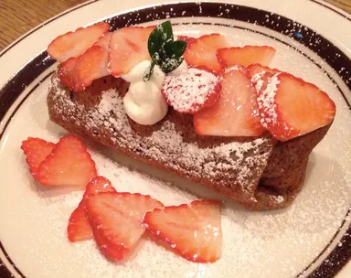 いちごのガレット(店内)