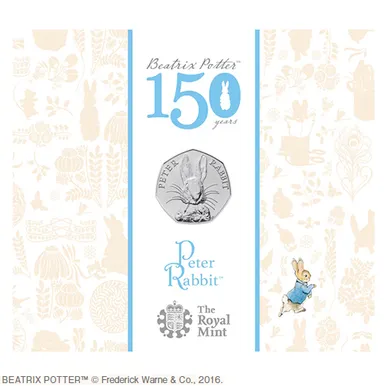 50ペンス白銅貨ブリスターパック入