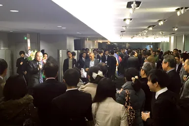 多くの方々にご参加いただいた懇親会