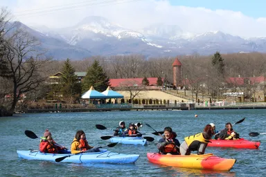 カヌー体験(りんどう湖LAKE VIEW)
