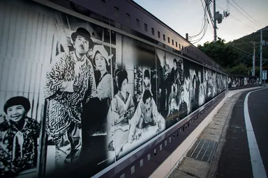 二十四の瞳映画村　アートウォール