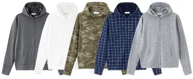 UV加工ZIPパーカ