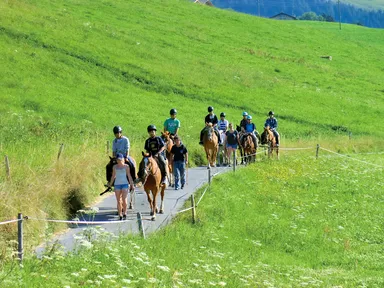スイス・レザンでの乗馬体験