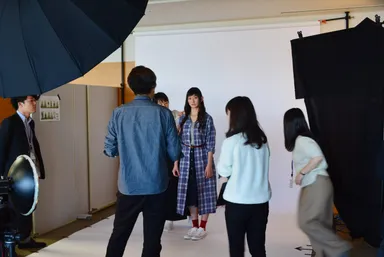 撮影にも立ち会いました