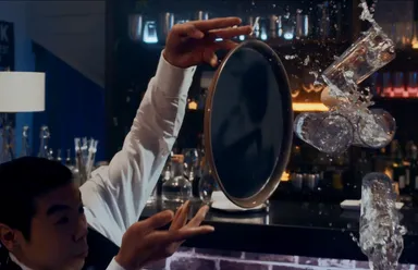 美女のミスショット