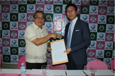 【パサイ市との提携調印式の様子】3