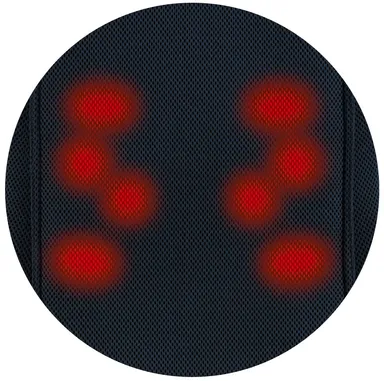 ヒーターONでLEDライト点灯