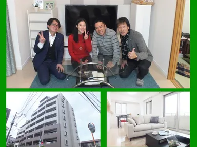 購入者インタビューの様子と購入物件