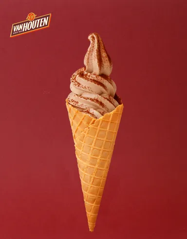 バンホーテン”ココア ソフトクリーム”