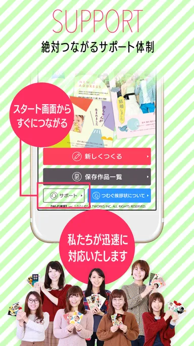 サポート体制について