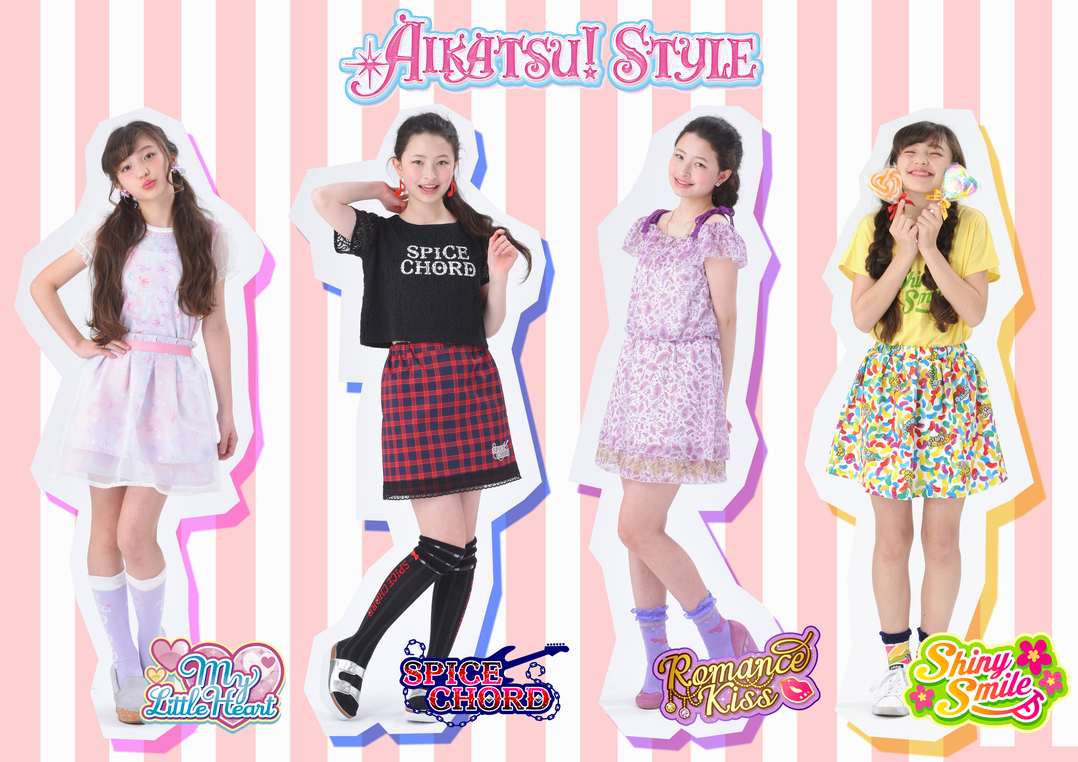 アイカツ に登場するブランドの洋服が買える アパレルショップ アイカツ スタイル 4月28日リニューアルopen 株式会社バンダイ アパレル事業部のプレスリリース