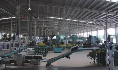 インドネシア・ポンティアナック工場の生産ライン