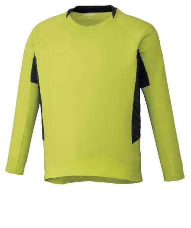 「肌サラ・長袖」ライム