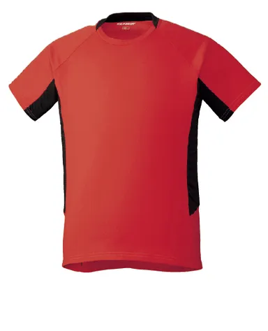 「肌サラ・半袖」レッド