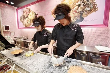 大理石の上でMIX!