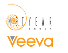 ネットイヤーグループ株式会社、Veeva Japan株式会社のロゴ