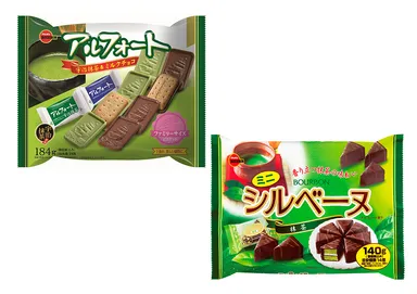 アルフォートFS宇治抹茶＆ミルクチョコ、140gミニシルベーヌ抹茶