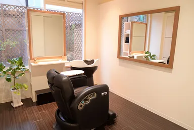 ワンストップでシャンプー台への移動がありません