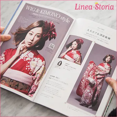 内容：成人式振袖ウィッグスタイルページ