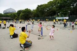 テニス教室の様子