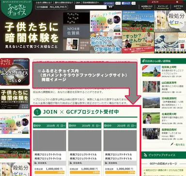 GCF×JOINプロジェクト(イメージ)