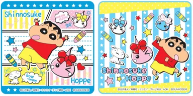 ハンカチ ほっぺちゃんショップ　(C)臼井儀人／双葉社・シンエイ・テレビ朝日・ADK　(C)2016 SUNHOSEKI CO.,LTD.All Rights Reserved.