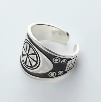 ベルトモチーフ　プレートリング　silver925(2)