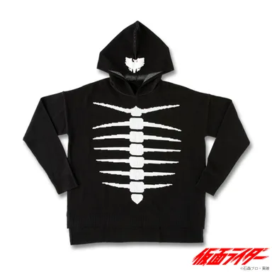 ショッカー戦闘員　なりきり風ニットプルパーカー