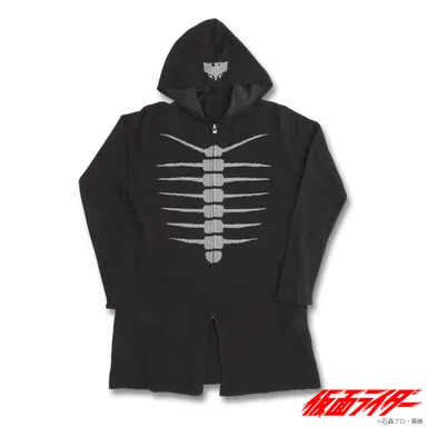 ショッカー戦闘員　なりきり風ニットジップアップパーカー