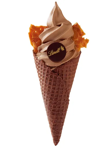 ソフトクリーム ショコラ (ダーク ワッフルコーン)