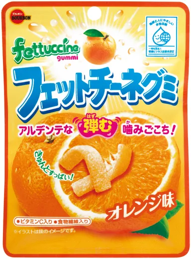 フェットチーネグミオレンジ味