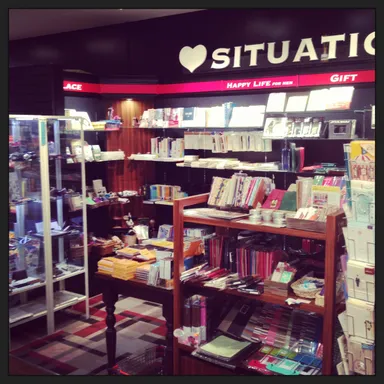 書店内の文具雑貨売場