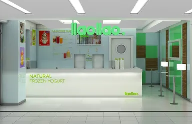 「llaollao」ホワイティうめだ店 ※イメージ図