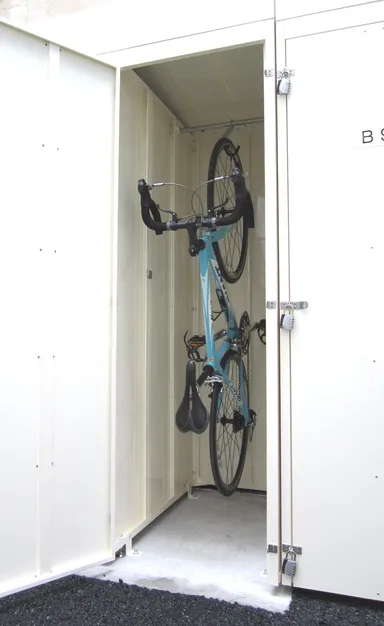 スポーツバイク駐輪の様子