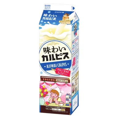 「味わいカルピス」白1L(春フランダースの犬)