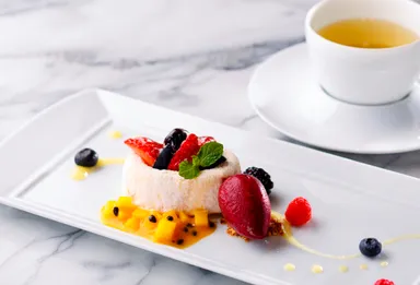 「ロビーラウンジ」ひんやりスイーツ パナシェ