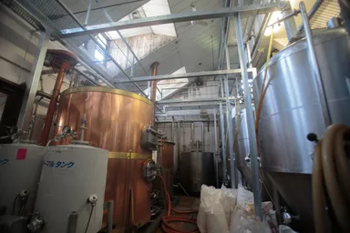 いわて蔵ビールの工場内観