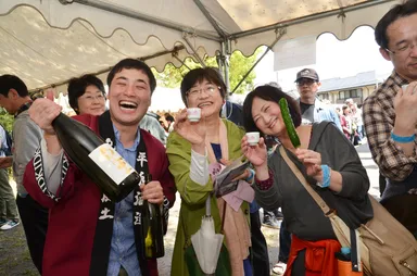 蔵元と来場者の交流