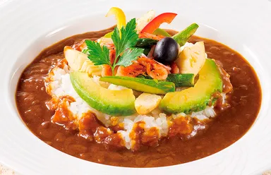アボカド・桜えび・季節野菜のカリー