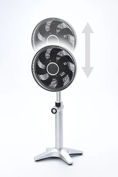 ワンプッシュ上下高さ調節