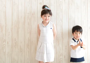 バングラデシュで製造した兄妹おそろいポロシャツ