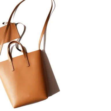 「2WAY LEATHER TOTE BAG」