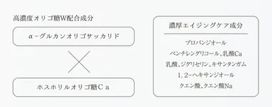 高濃度オリゴ糖W配合成分