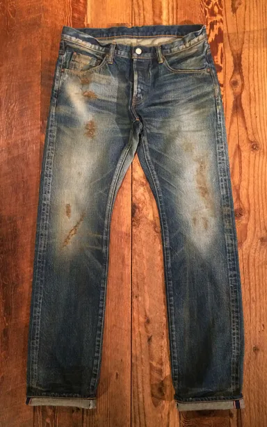 16年もの風味のデニムパンツ「16TH ANNIVERSARY LIMITED DENIM PANTS」(1)