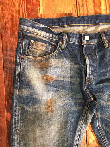 16年もの風味のデニムパンツ「16TH ANNIVERSARY LIMITED DENIM PANTS」(2)