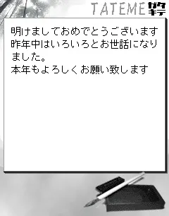 『TATEME(タテメ)』　使用前