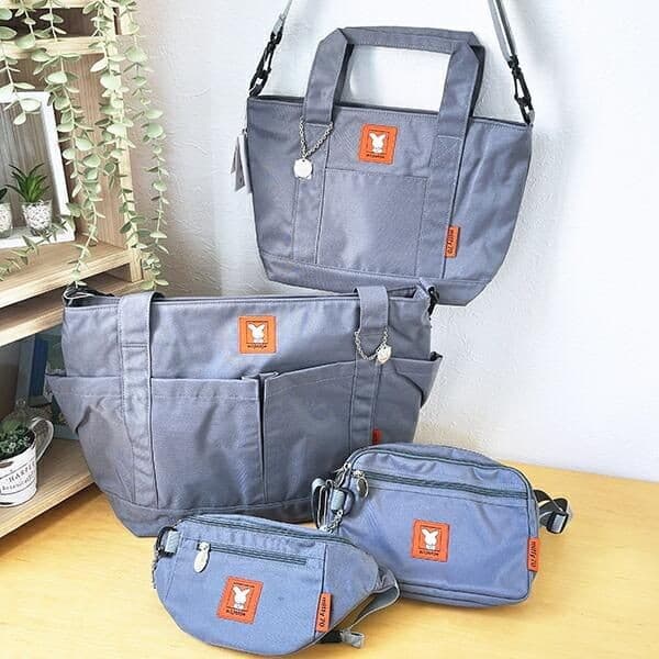 ミッフィーの70周年記念バッグ。ミッフィーの初期姿「ナインチェ」がワンポイントに。